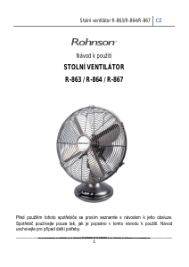 Manuál Rohnson R-864 Větrák