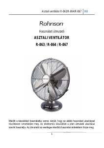 Használati útmutató Rohnson R-864 Ventilátor