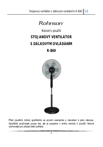 Manuál Rohnson R-869 Větrák