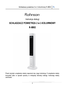 Instrukcja Rohnson R-8802 Wentylator