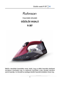 Használati útmutató Rohnson R-387 Vasaló