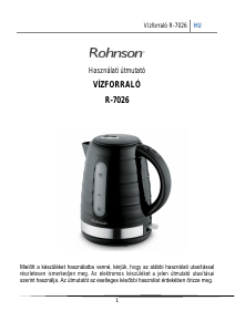 Használati útmutató Rohnson R-7026 Vízforraló