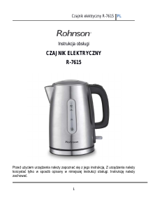 Instrukcja Rohnson R-7615 Czajnik