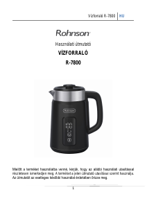 Használati útmutató Rohnson R-7800 Vízforraló