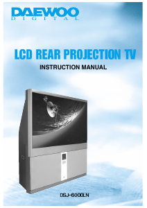 Manual Daewoo DSJ-6000LN LCD Television