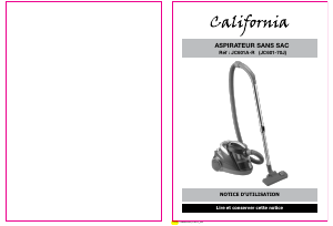 Mode d’emploi California JC601 Aspirateur