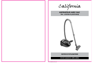 Mode d’emploi California JC618 Aspirateur