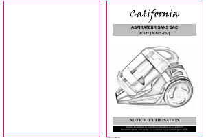 Mode d’emploi California JC621 Aspirateur