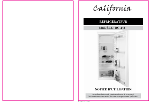 Mode d’emploi California BC-248 Réfrigérateur