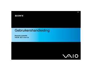 Handleiding Sony Vaio VGN-SZ3HRP Laptop