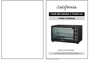 Mode d’emploi California TY601 Four