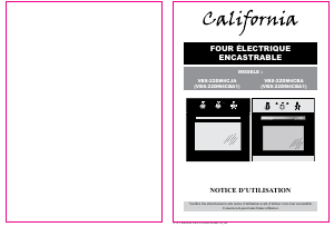 Mode d’emploi California VBS-22DM4CJA Four