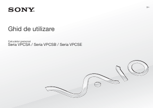 Manual Sony Vaio VPCSE1C9E Laptop
