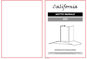 Mode d’emploi California CF9 Hotte aspirante