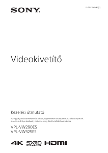 Használati útmutató Sony VPL-VW290ES Vetítő