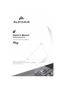 Manual AlpicAir ACCMI-28HRDC1A Air Conditioner
