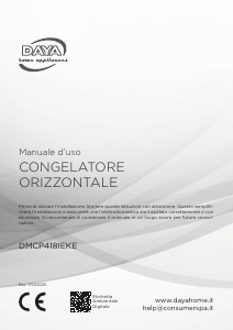 Manuale DAYA DMCP418IEKE Congelatore