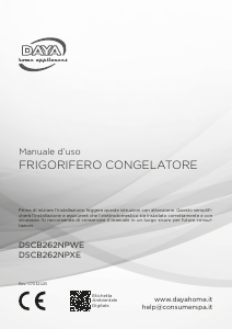 Manuale DAYA DSCB262NPXE Frigorifero-congelatore