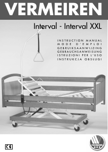 Handleiding Vermeiren Interval XXL Ziekenhuisbed