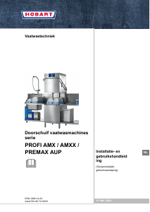 Handleiding Hobart AMX-70E Profi Vaatwasser