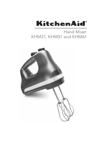 Manual de uso KitchenAid KHM512VB Batidora de varillas
