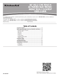 Mode d’emploi KitchenAid KCIG556JBL Table de cuisson