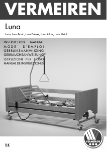 Manual de uso Vermeiren Luna Cama de hospital