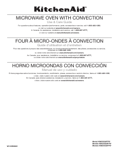 Manual de uso KitchenAid KMCS522PPS Microondas