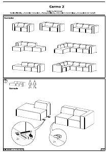 Manual de uso BoConcept Carmo 2 Sofá