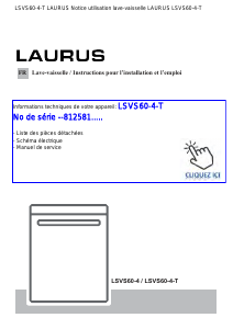 Mode d’emploi Laurus LSVS60-4T Lave-vaisselle