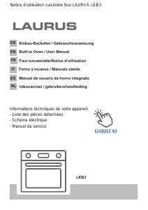 Handleiding Laurus LEB3 Oven