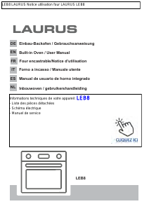 Handleiding Laurus LEB8 Oven
