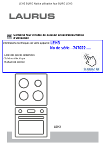 Mode d’emploi Laurus LEH3 Four