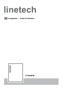 Mode d’emploi Linetech LTTK64FW Congélateur