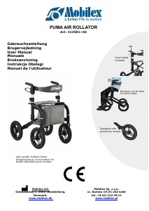 Handleiding Mobilex Puma Air Rollator