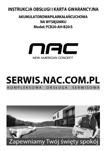 Instrukcja NAC PCB20-AH-B20-S Piła łańcuchowa