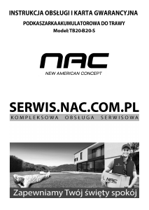 Instrukcja NAC TB20-B20-S Podkaszarka do trawy