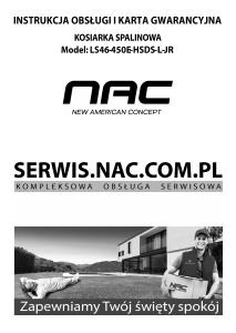 Instrukcja NAC LS46-450E-HSDS-L-JR Kosiarka