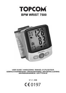 Handleiding Topcom BD-4627 Bloeddrukmeter
