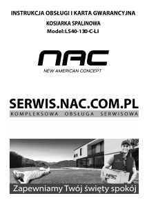 Instrukcja NAC LS40-130-C-LI Kosiarka
