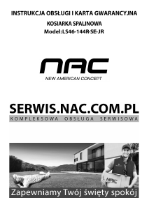 Instrukcja NAC LS46-144R-SE-JR Kosiarka