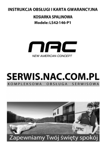 Instrukcja NAC LS42-146-P1 Kosiarka