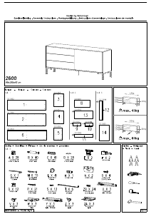 Kasutusjuhend BoConcept Albi Kummut