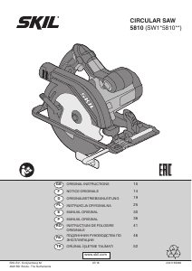 Manual de uso Skil 5810 AA Sierra circular