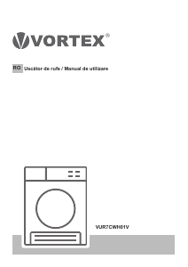 Manual Vortex VUR7CWH01V Uscător