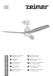 Manual Zelmer ZCF7600 Ventilator de tavan