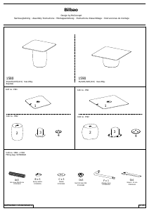 Manuál BoConcept Bilbao Konferenční stolek