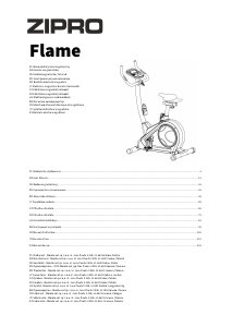 Használati útmutató Zipro Flame Szobakerékpár
