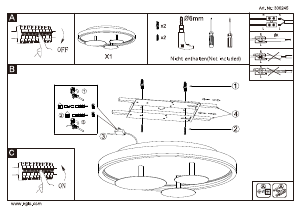 Manuale Eglo 300245 Lampada