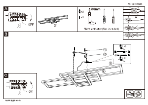 Manual Eglo 300293 Lampă